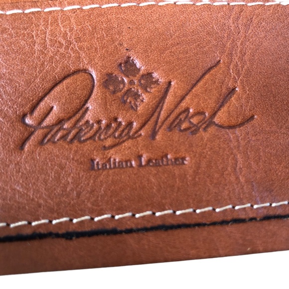 NWOT Patricia NASH Floral Metallic Italian Leather Wallet - Picture 10 of 15